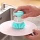 thumbnail image 5 of Cepillo de lavado de ollas con líquido de 3 piezas, cepillo automático para lavar platos con líquido tipo prensa, cepillo de limpieza multifunción, 5 of 5