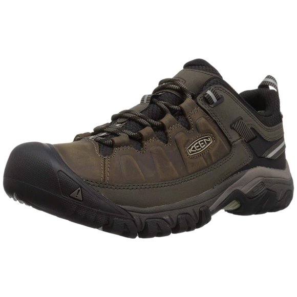 Zapatos de senderismo KEEN Targhee 3 Low, impermeables, para hombre, con cuerda elástica