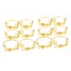 thumbnail image 3 of Servilleteros Set Decoración Metal Para Comedor Formal O Informal Cocina 12pcs, 3 of 5