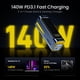 thumbnail image 2 of Banco de energía portátil AOHI 140W PD3.1 40000mAh para MacBook, 2 of 8