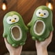 thumbnail image 1 of Kids Warm Waterproof Non-slip Cute Penguin Slippers Home Shoes Autumn Winter, 1 of 3