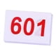 thumbnail image 3 of Babero Para Correr Números De Competidor Ligeros Para Gimnasia Baloncesto Fútbol 601 A 700, 3 of 5
