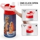 thumbnail image 4 of La Dama y el VagabundoBotella de Agua con Tapa Pop Top de Un Toque, Acero Inoxidable, a Prueba de Fugas, para Deportes, Botella Infantil rosa 12 oz, 4 of 6