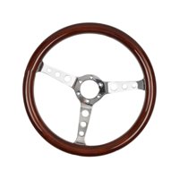 Ioensy - Volante De Coche De 380 Mm De Madera Con 6 Agujeros, Piezas De Repuesto Modificadas