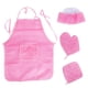 thumbnail image 1 of Delantales Para Niños, Vestido De Cocina, Disfraz De Chef, Conjunto Para Juegos, Juegos De Rol, Color Rosa, 1 of 2