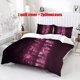 thumbnail image 1 of 3pcs BLACKPINK Neon Pink Futuristic Visual Poster Theme Print Three Piece bedding Soft Duvet Cover And Two Pillowcases, 1 of 5
