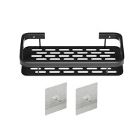 Magideal - Soporte De Almacenamiento Montado En La Pared, Estante Organizador De Baño, Estantes De Ducha Resistentes A La Corrosión De Aluminio Resistente, Estan Negro De Una Sola Capa.