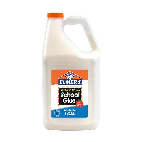 Glue Elmer'S White Liquid School, Apto Para Uso Escolar, 1 Galón, Lavable