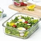 thumbnail image 2 of Pack 2 Contenedores Vidrio Hermetico Cuad 2600mL Glasslock, 2 of 2