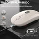 thumbnail image 3 of X1 Mouse Inalámbrico Con Pantalla De Batería, Wireless Óptico Recargable 2.4 G Ergonómico Silencioso Click 800/1200/1600 Ajustable Dpi Ratón Para Computadora,portátil,pc,mac (blanco Lechoso), 3 of 6