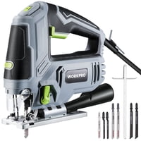 Jigsaw Workpro 850 W, 6,5 A, Eléctrico Con Cable, 7 Cuchillas Y Acceso