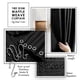 thumbnail image 4 of Juego de accesorios de baño Clara Clark, 20 piezas, negro con cortina de ducha, 4 of 8