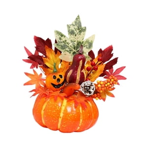 Bothyi - Adorno De Calabaza De Halloween, Decoración De Escritorio Para Recuerdo De Cocina De Hotel