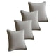 thumbnail image 1 of Pack De 4 Fundas De Cojin Lisa Con Borde 45x45 Gris, 1 of 4