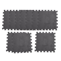 Bothyi - 10 Uds. Alfombrilla De Espuma De Felpa Para El Suelo, 30X30Cm, Alfombrilla De Juego Para Niños, Para Guardería, Granja, Bebé, Gris