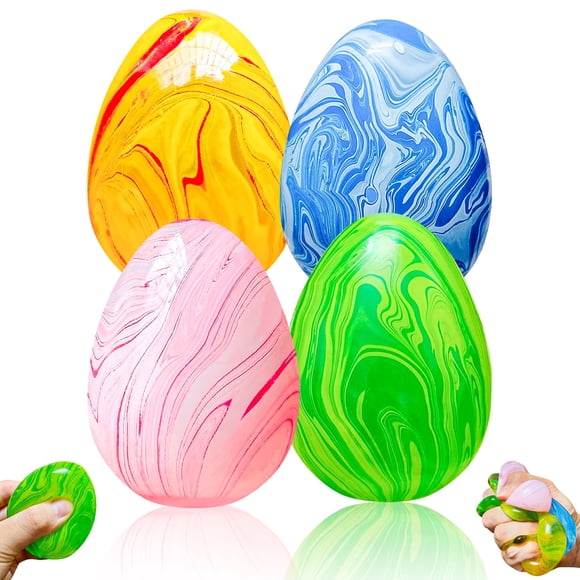 Huevos De Pascua Squishy Paquete De 4 Juguetes Antiestrés