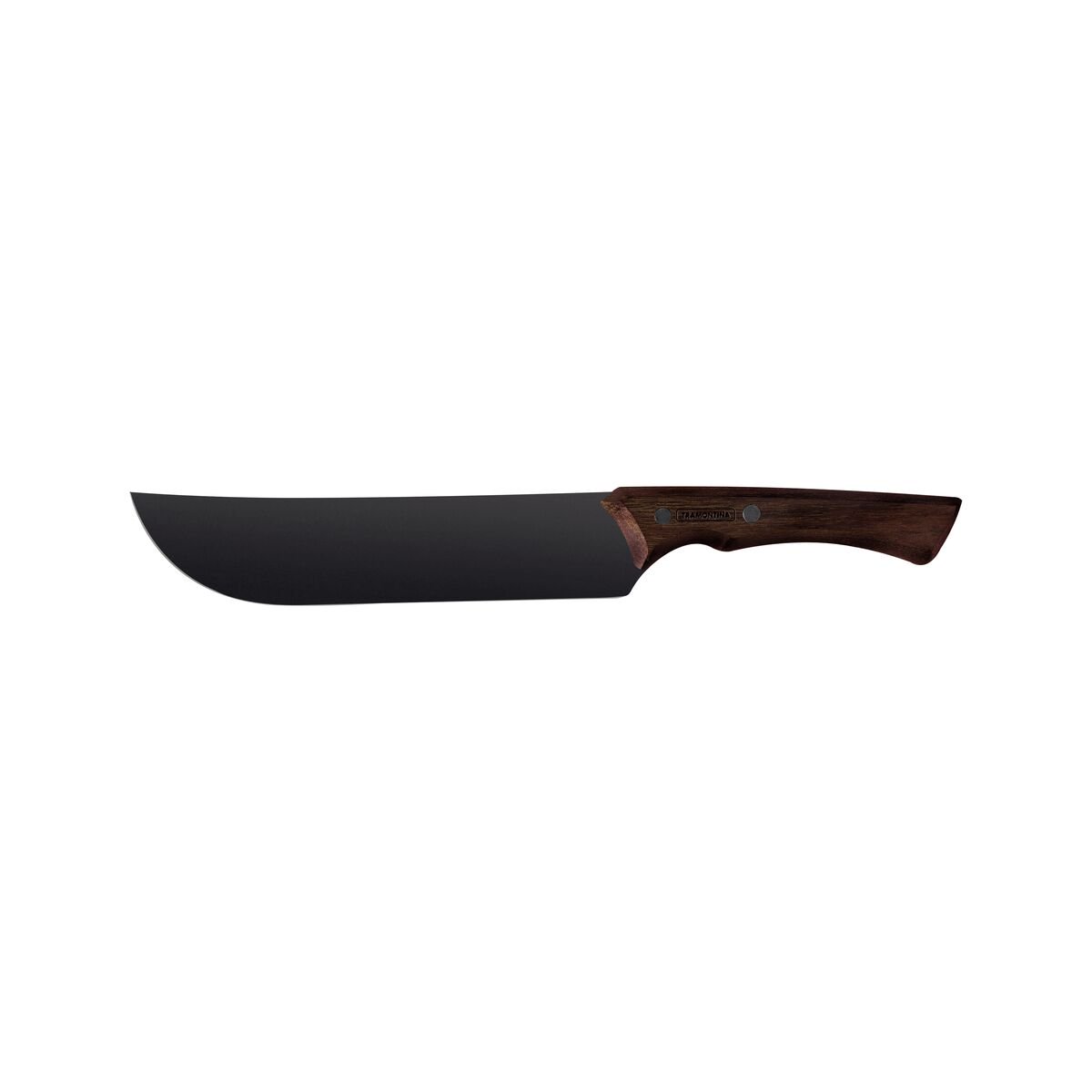 Cuchillo Para Carne Tramontina Churrasco Black Con Lámina De Acero Inoxidable Oscurecido Y Mango De Madera 8