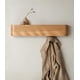 thumbnail image 1 of Perchero Kazai. Toke, diseño moderno, chapado en roble, montado en la pared, 1 of 7