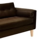 thumbnail image 4 of Sofa Retro 3cg Felpa 05 Chocolate, 4 of 6
