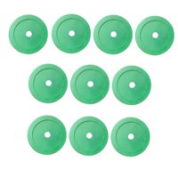 Magideal - 10 Conos Planos Redondos, Discos Antideslizantes Para Suelo, Marcadores De Punto Flexibles Y Duraderos Para Entrenadores, Kárate, Baloncesto, Boxeo, Verde