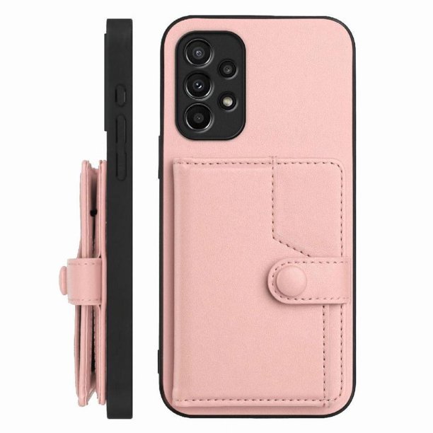 FOXDOCK Funda para SAMSUNG Galaxy A23 con Bloqueo RFID - Diseño Elegante con Cierre de Botón