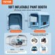 thumbnail image 2 of Cabina de pintura inflable VEVOR de 3 x 2,5 x 2,5 m con ventilador de 550 W, 2 of 9