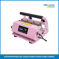 Sublipress - Estampadora Profesional De Tazas Doble Rosa Subli Press