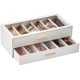 thumbnail image 1 of Caja de almacenamiento de gafas de sol Lolalet con 12 ranuras y 2 capas para mujer, 1 of 7