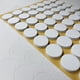 thumbnail image 1 of Almohadillas de fieltro de espuma AMHOME mini autoadhesivas 15 mm blancas 96 piezas, 1 of 8
