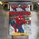 thumbnail image 1 of Spiderman 3 Piece Sets Full/Queen Size - Reversible Microfiber Quilts with 2 Shams Soft Lightweight Bedspread Coverlet Comforter for All Season Bed Sheets, 1 of 5