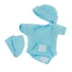 thumbnail image 1 of mono azul mameluco calcetines sombrero conjunto para 10 '' - 11 '' renacer baby girl muñeca, 1 of 2