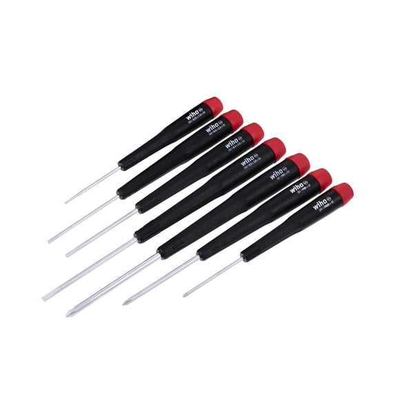 Juego de destornilladores Wiha 26197 Precision Slotted/Phillips, 7 unidades