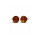thumbnail image 1 of Aros Ámbar Circular Plata 950 1cm Mujer Elegantes Piedra Ámbar., 1 of 6