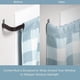 thumbnail image 3 of Barra para Cortinas Blu-Pier Tech 71‑122 cm Negra – Juego de 2, 3 of 7