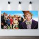 thumbnail image 2 of Willy Wonka Fondo Temático Pancarta Suministros de Decoración para Fiesta de Cumpleaños, Decoración de Fondo de Fiesta Personalizado,150x90cm, 2 of 6