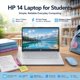 thumbnail image 2 of Portátil HP 14 Intel N150 16 GB RAM 128 GB UFS Azul Celeste, 2 of 9