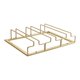 thumbnail image 3 of Organizador De Copas De Vino De Metal 3 Filas Stemware Rack Para Bar Hutch Counter, 3 of 5