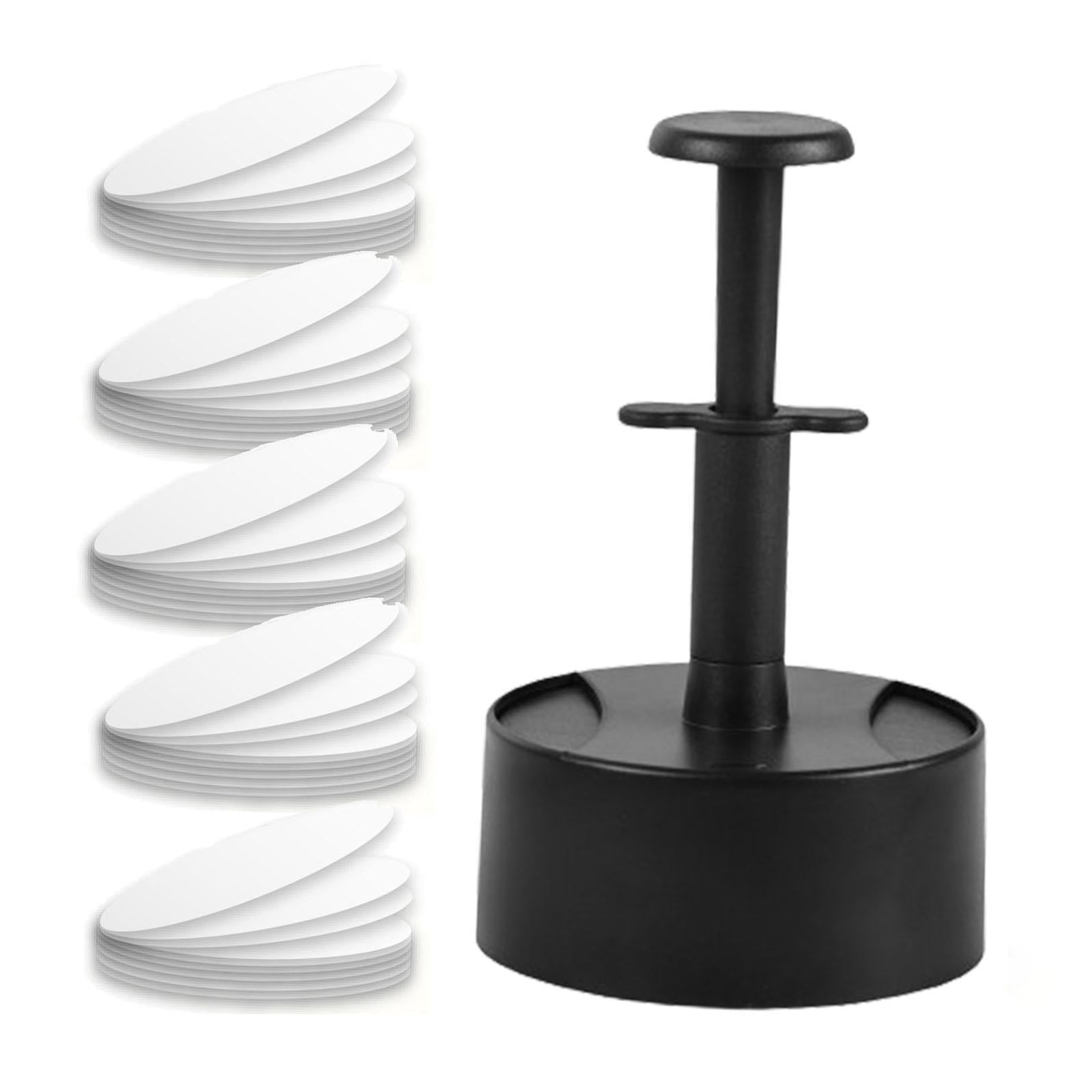 Bothyi - Prensa Para Hamburguesas Con Prensa Para Hamburguesas De 100 Papeles Para Acampar Al Aire Libre Con Salchichas