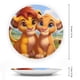 thumbnail image 2 of El rey león Simba Plato decorativo de porcelana fina (bone china), plato decorativo de cerámica para hogar, oficina, soporte de pared, platos decorativos para dormitorio - 6 pulgadas (15 cm), 2 of 6