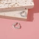 thumbnail image 4 of Argollas forma de corazón de plata 925 para niñas y adolescentes, 4 of 5