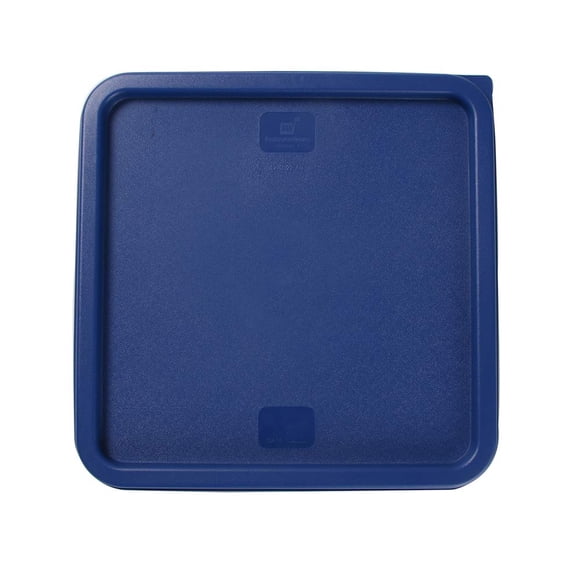 Recipiente de almacenamiento de alimentos con tapa para utensilios de restaurante con plástico azul Lux