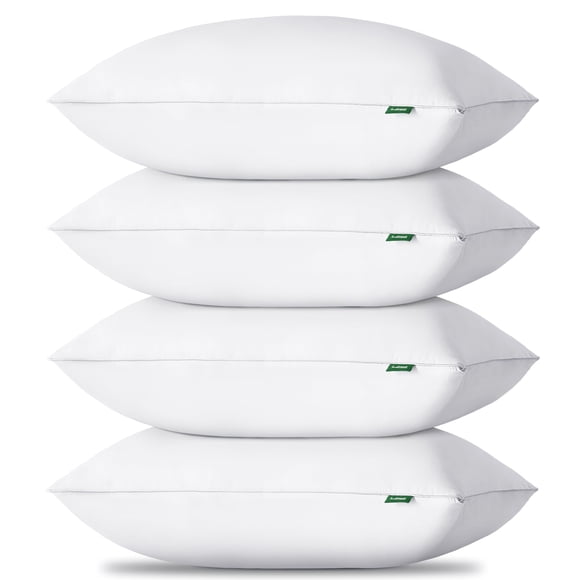 Almohadas HIMEET tamaño Queen, paquete de 4, suaves y de buen soporte, 46 x 71 cm