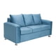 thumbnail image 2 of Sofa Kendy 3c Felpa 12 Azul Petroleo, 2 of 6
