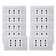 thumbnail image 1 of Pack 10 Tomacorriente Triple Metálico 16a - Gris Blanco, 1 of 3