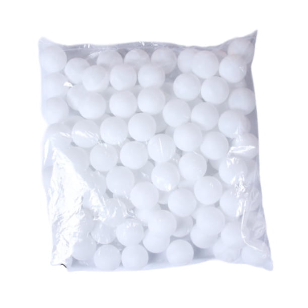 Pelotas De Ping Pong Para Actividades De Rifa, Para Juegos De Billar, Suministros Para Fiestas De Cumpleaños, 100 Unidades, Color Blanco