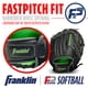 thumbnail image 5 of Guantes de softball Franklin Sports Fastpitch Pro Lime 11, 5 of 7