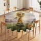 thumbnail image 5 of FIFA WORLD CUP Mantel Redondo con Estampado Icónico de Temática, Se Adapta a la Mayoría de Mesas, Fácil de Cuidar, Regalo Perfecto para Aficionados, Amigos y Familia.180cm, 5 of 6