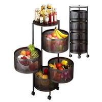 Genérico - Organizador De Fruteros 4 Niveles Redondo