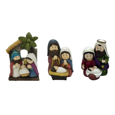 Figura Pesebre Decorativa De Poliresina, Producto Surtido, 1 Un  Holiday Time
