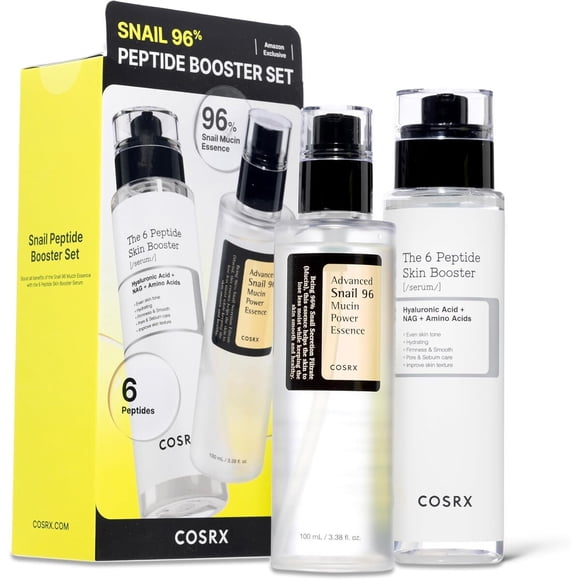 Set COSRX Snail 96 Peptide Booster 100 ml Suero Tónico